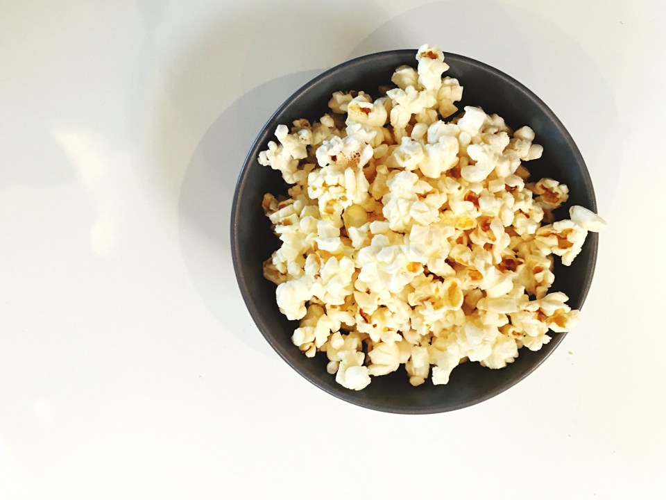 A popcorn snack is filling to your Year 5 kid and delivers wholegrain goodness