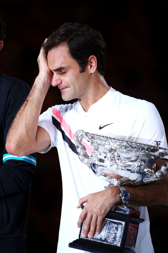 Federer’s final Grand Slam win was the Australian Open in 2018