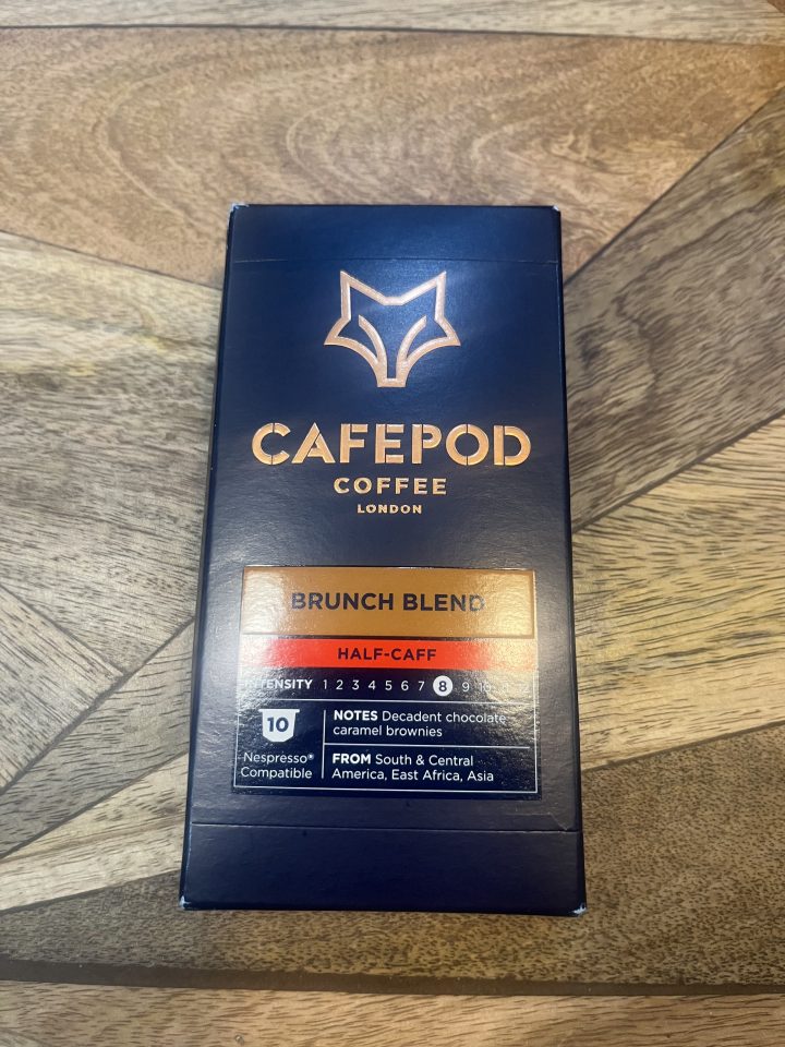 Cafepod Half-Caff Brunch Blend coffee pods