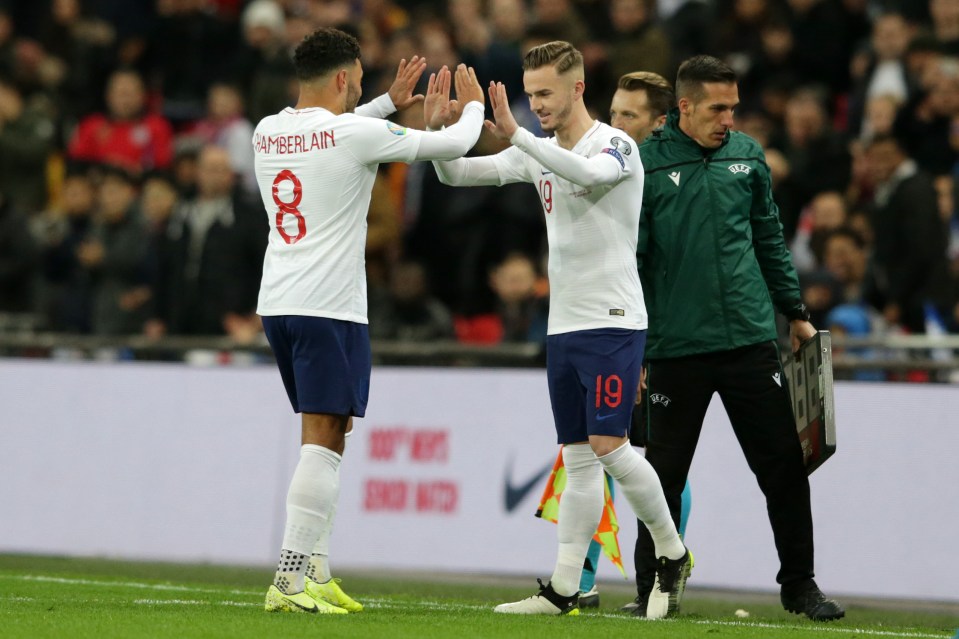 James Maddison won his one and only England cap in 2019