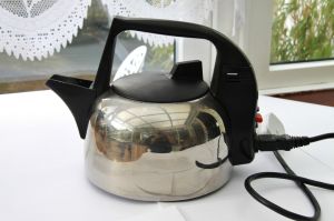 BLAST OF ITS KIND . . . 1990s Morphy Richards kettle looks more like a bomb than something that could rustle up a decent brew