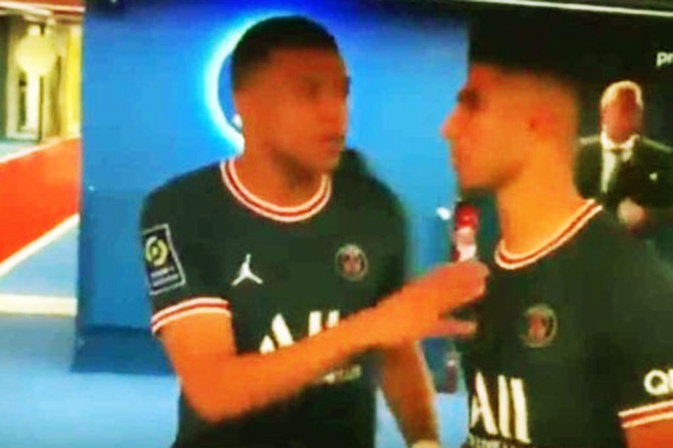 Kylian Mbappe was critical of his team-mate