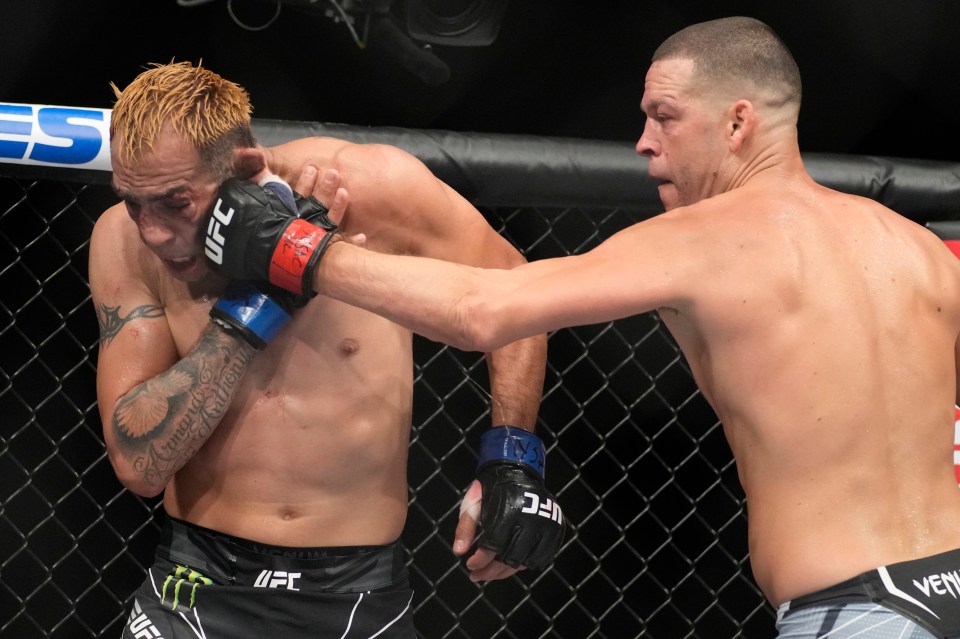 Nate Diaz defeated Tony Ferguson to bring an end to his 15-year career with the UC