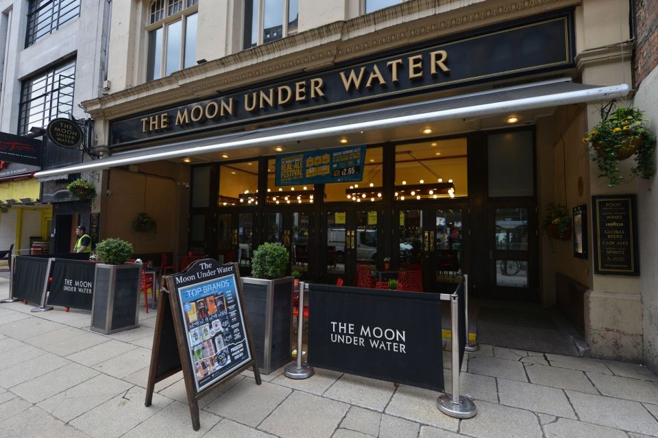 She ended up going to the The Moon Under Water in Deansgate, Manchester, on all five days of her trip