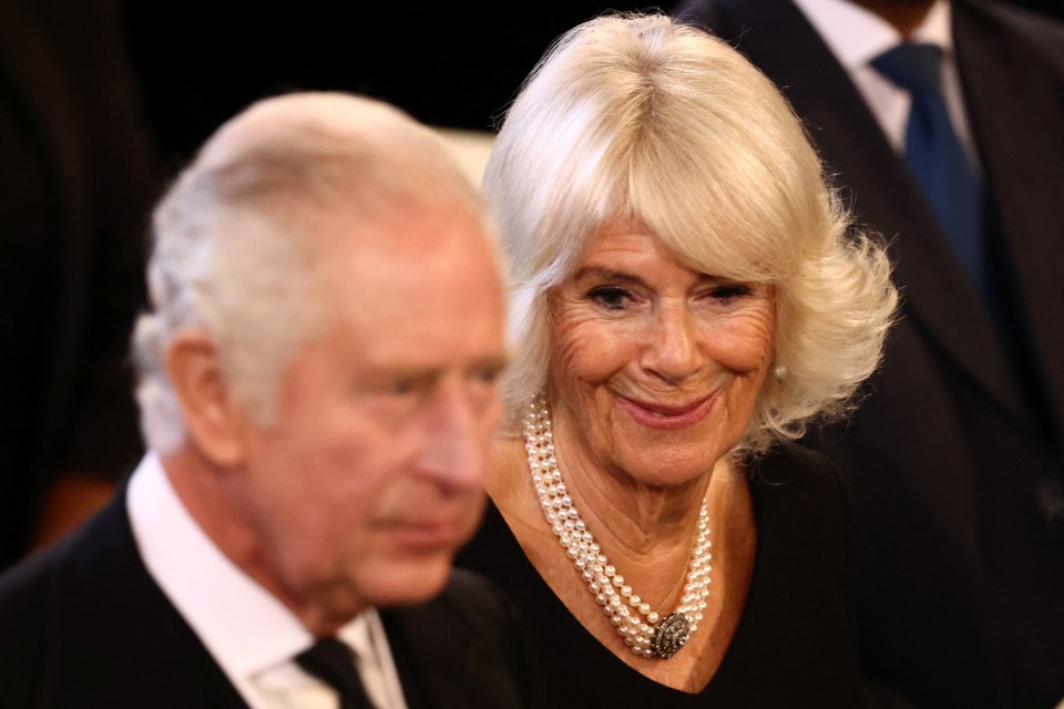 The King breaks at 5pm each day to have sandwiches and tea with his wife Camilla, now Charles' Queen Consort