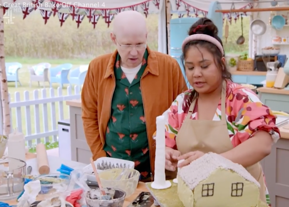 Matt Lucas was couldn't resist making a joke about Syabira's coconut tree