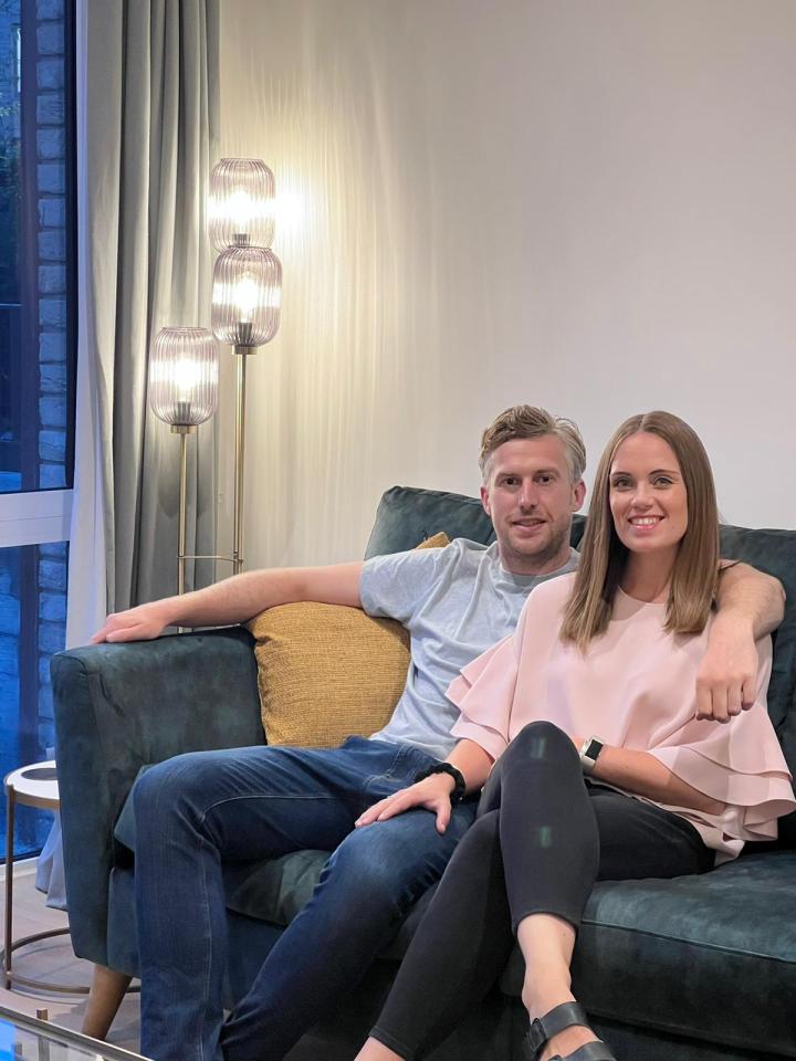 First-time buyers Kathryn and Thomas in their home in London