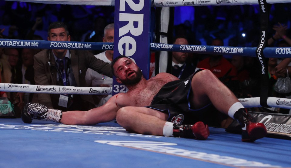 Joseph Parker was knocked out in round 11 of a brutal fight