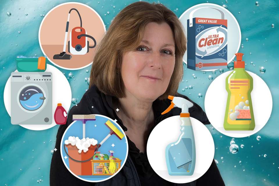 Ann Russell's cleaning tips on TikTok have attracted an audience of 1.4million people