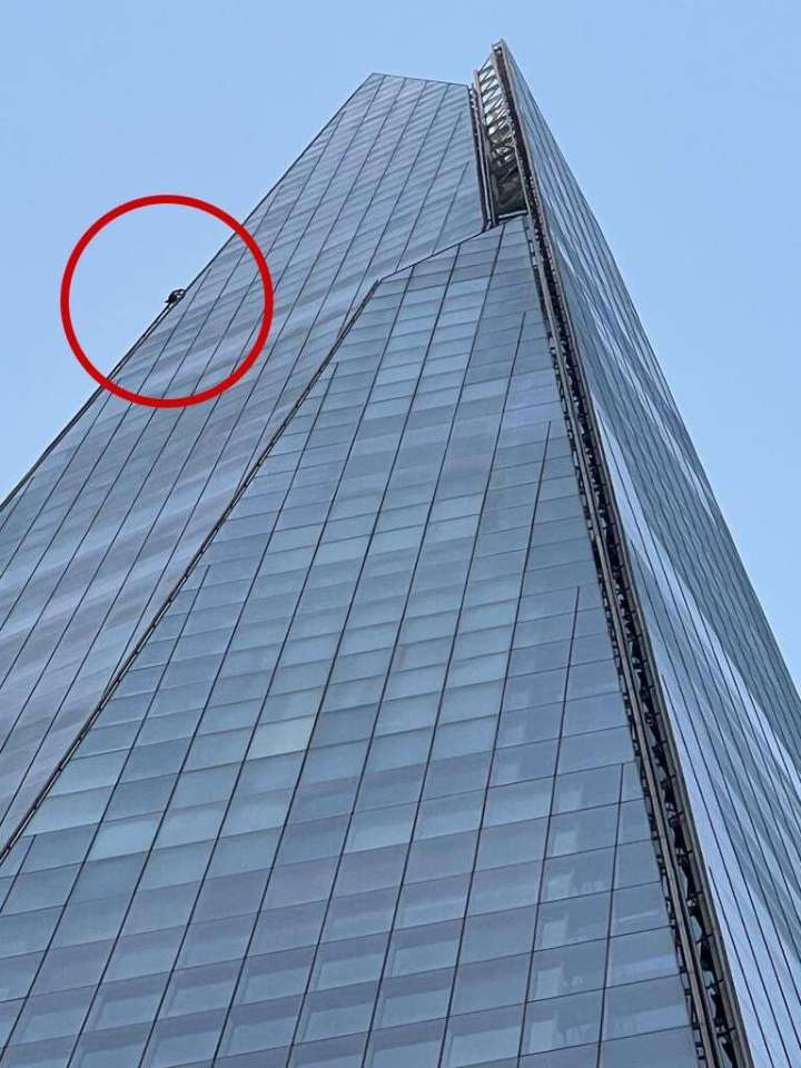 Police, paramedics and firefighters rushed to the 95-storey London landmark