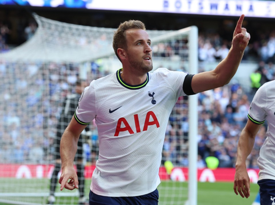 Harry Kane headed home after Youri Tielemans had opened the scoring