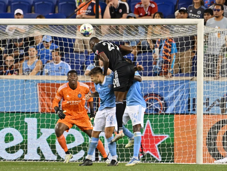 Christian Benteke made his DC United debut just 24 hours after touching down in New York