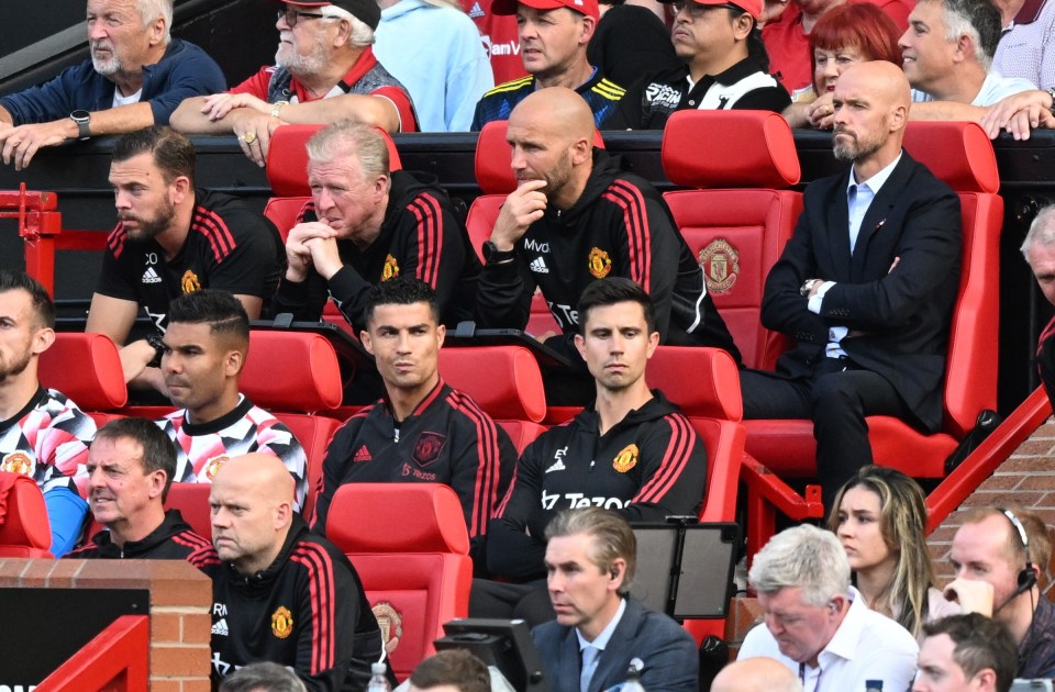 Cristiano Ronaldo has been named on the Manchester United bench for the last four games