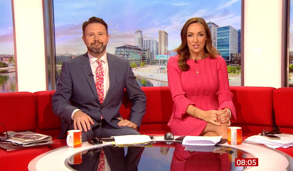 Some viewers criticised Jon Kay and Sally Nugent