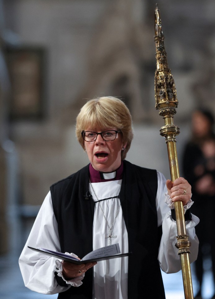 Dame Sarah Mullally, Bishop of London, as Dean of the Chapels Royal, delivered the address