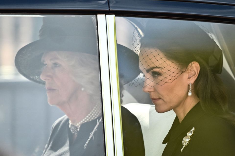 The Duchess of Cornwall and Cambridge was joined by The Queen Consort