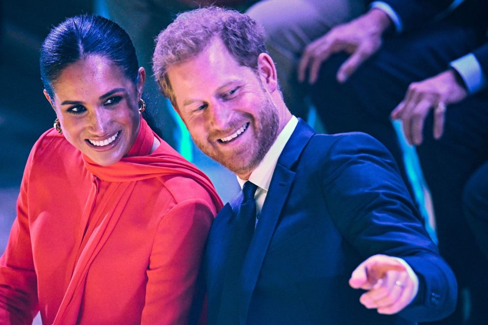 Meghan was joined by her husband at the event