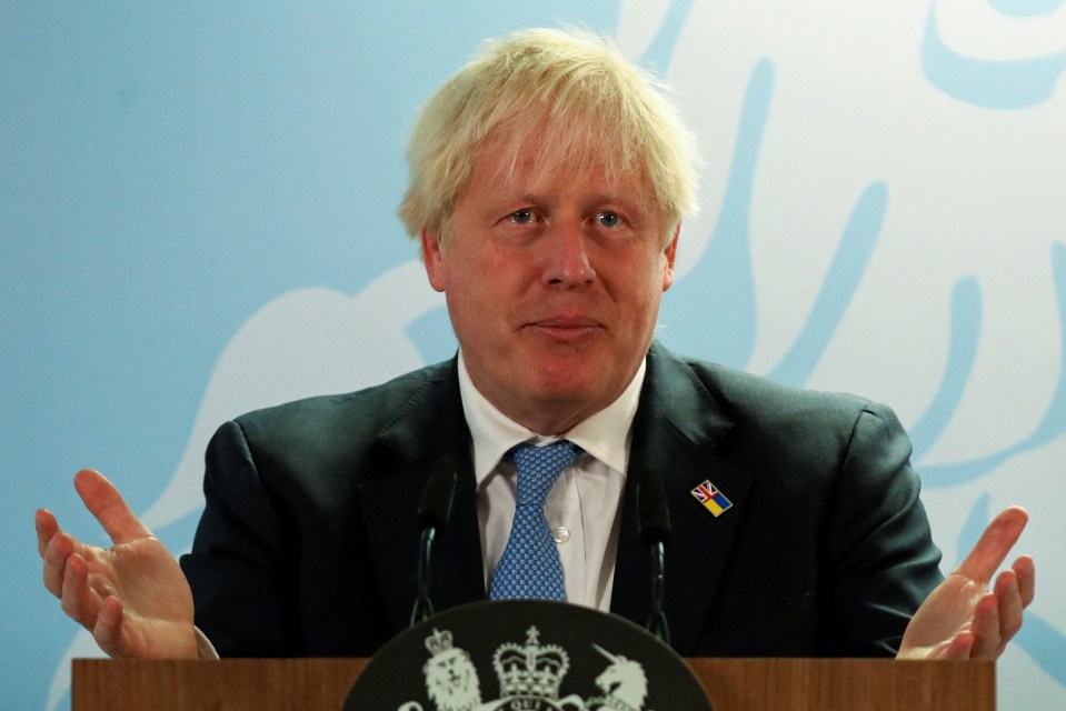 Outgoing PM Boris Johnson leaves a Tory party trailing in the polls