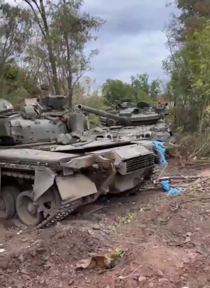 Russian soldiers reportedly fled on bicycles, leaving their tanks behind