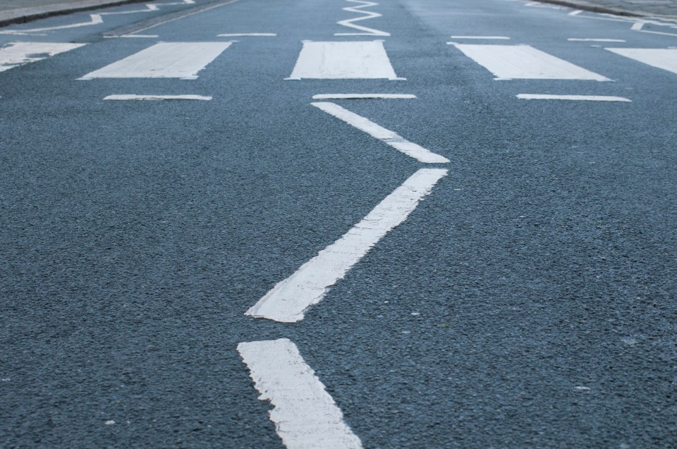 It is important that drivers in the UK follow the rules of the white zig-zag lines painted on roads