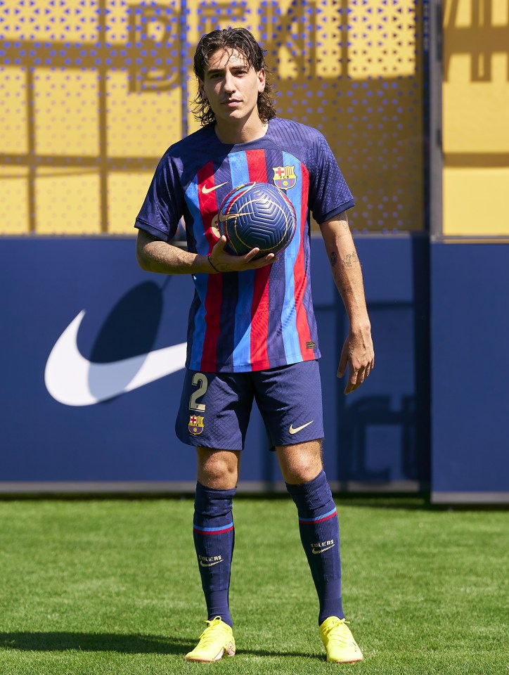 Bellerin joined Barcelona in a free transfer from Arsenal on deadline day