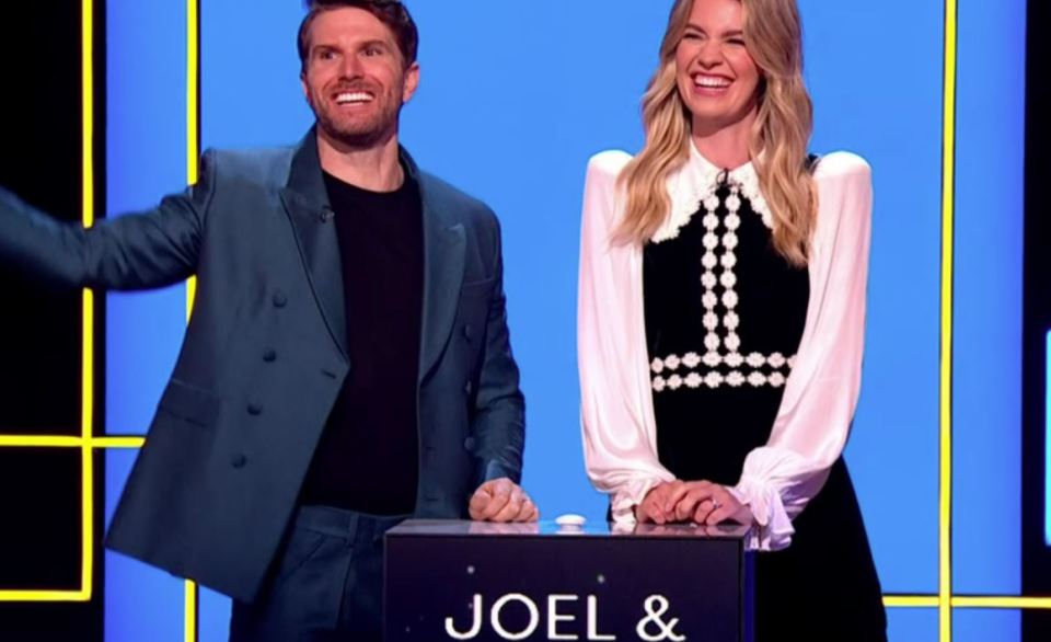 Joel Dommett and wife Hannah rounded out the stars