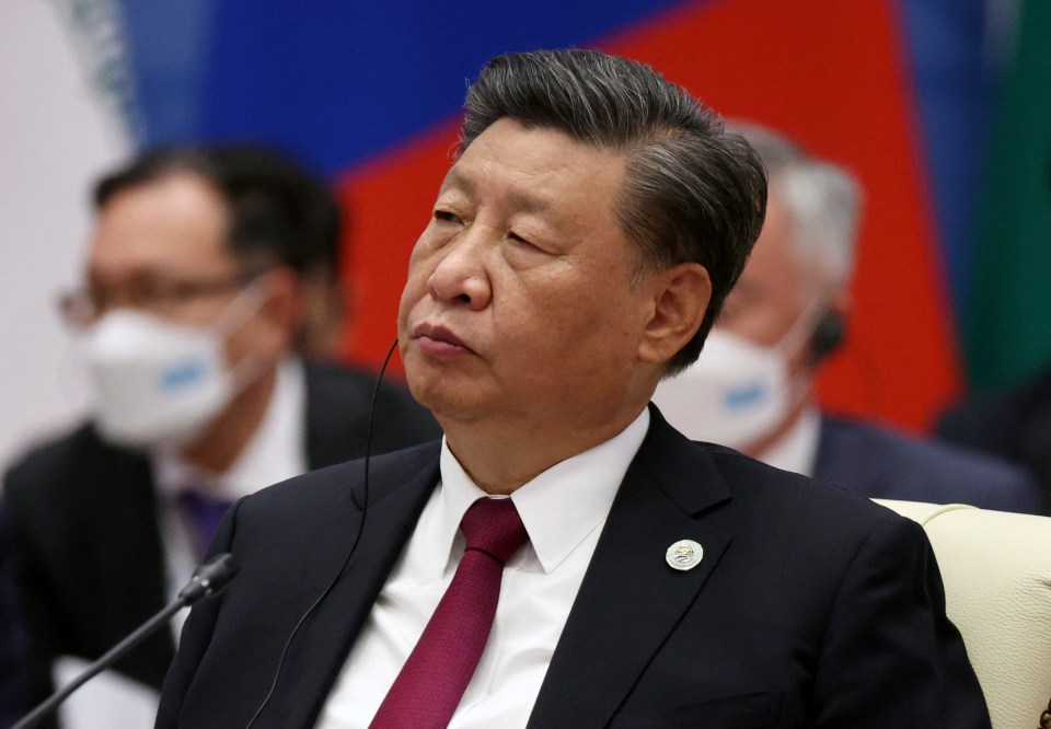 Chinese President Xi Jinping during his last public appearence on September 16