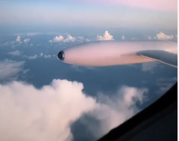 Flying through clouds can be dangerous for planes, a pilot has explained