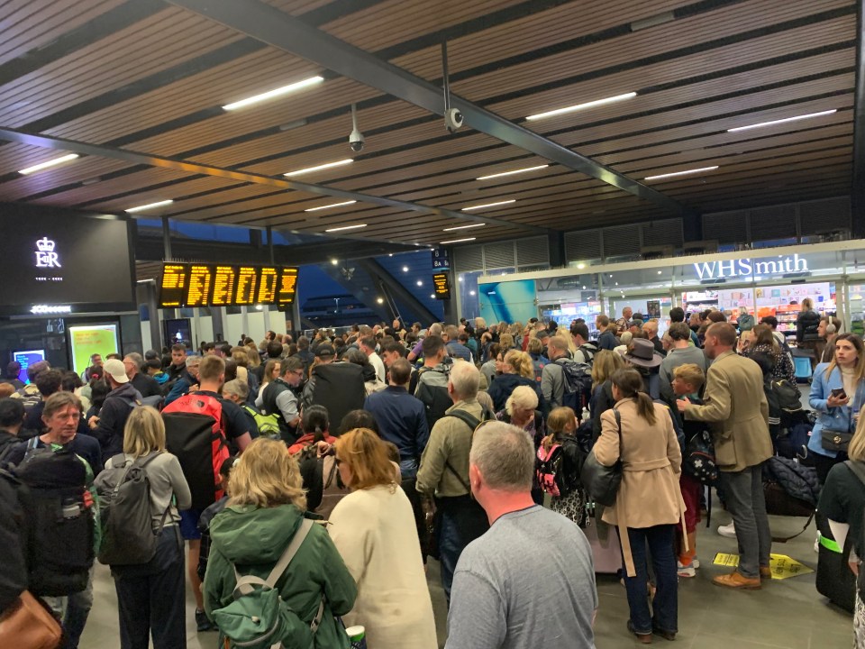 It has caused chaos for those travelling in and out of London