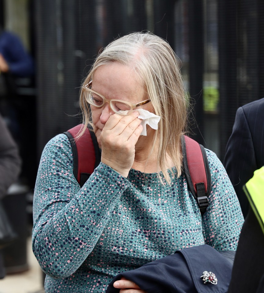 Many were in tears on leaving Westminster Hall