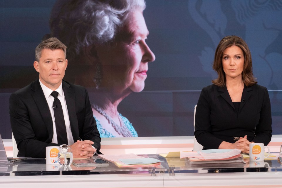 GMB's Susanna Reid and Ben Shephard hosted a moving tribute to the Queen