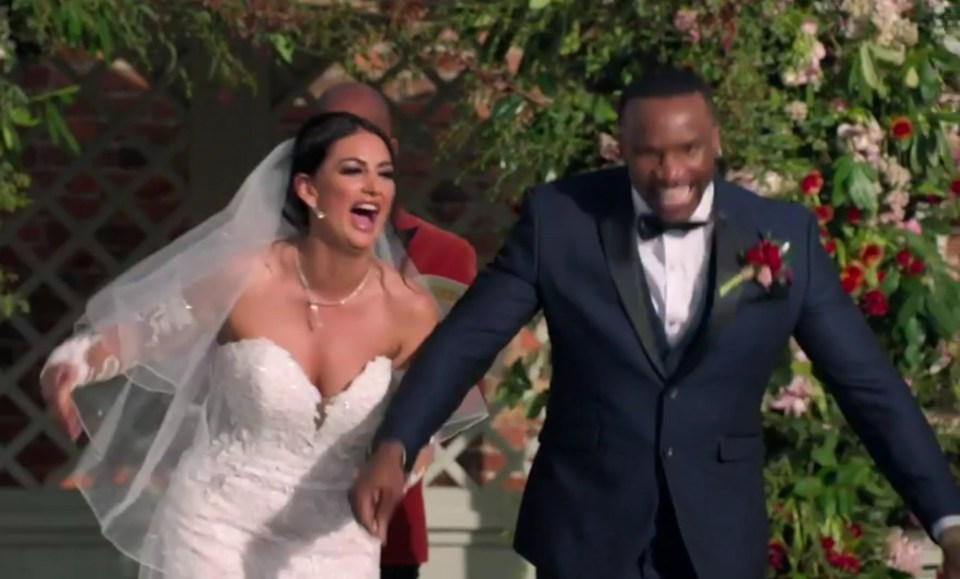 Jess and Pjay tied the knot as part of the show's experiment