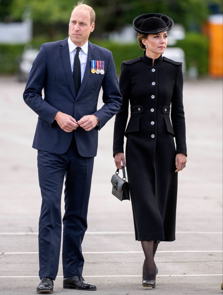 The Prince and Princess of Wales were seen at the Army Training Centre Pirbright in Guildford, Surrey, on Friday