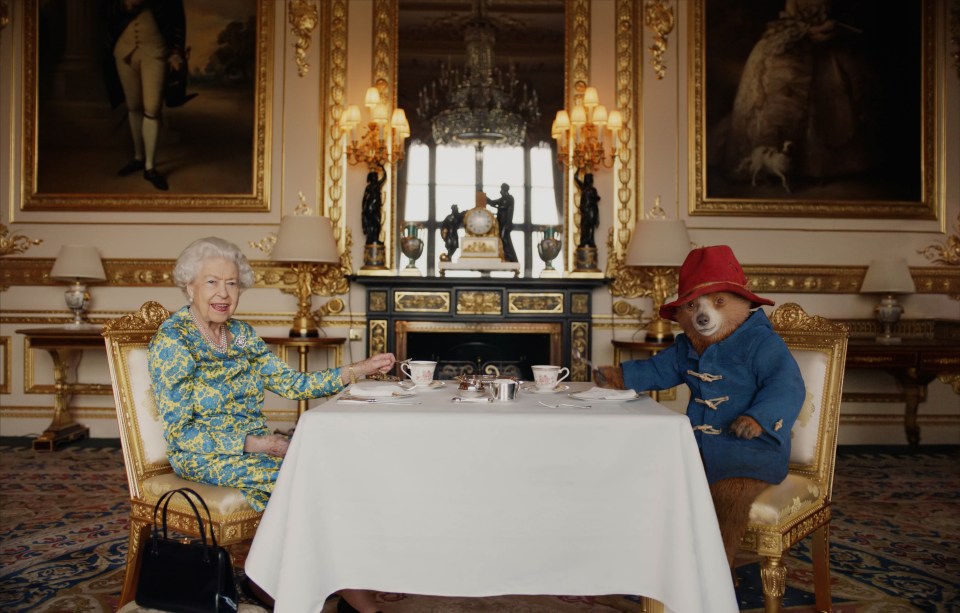 I was especially touched when the Queen had tea with Paddington Bear in the Platinum Jubilee celebrations