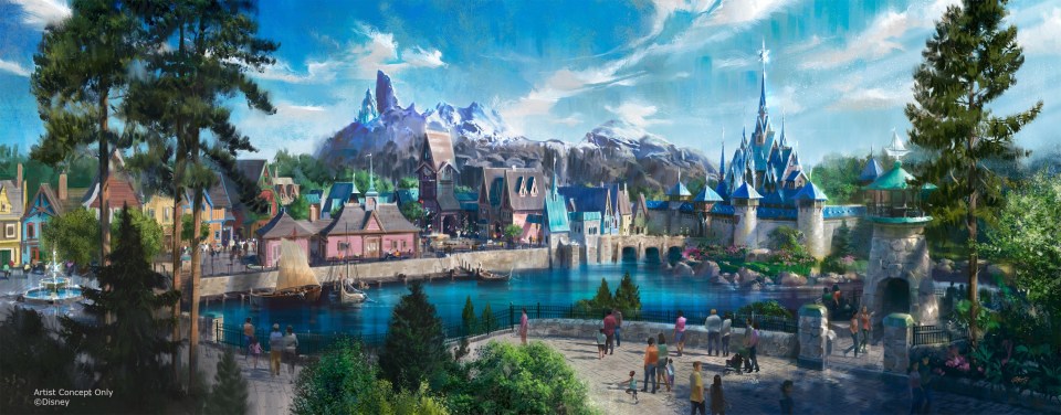 New images have revealed what to expect from Disneyland Paris’ new Frozen land