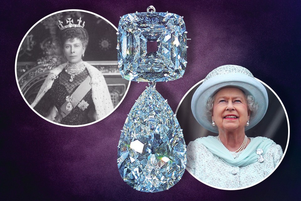 The world’s biggest diamond was given to Queen Mary by South Africa in 1907