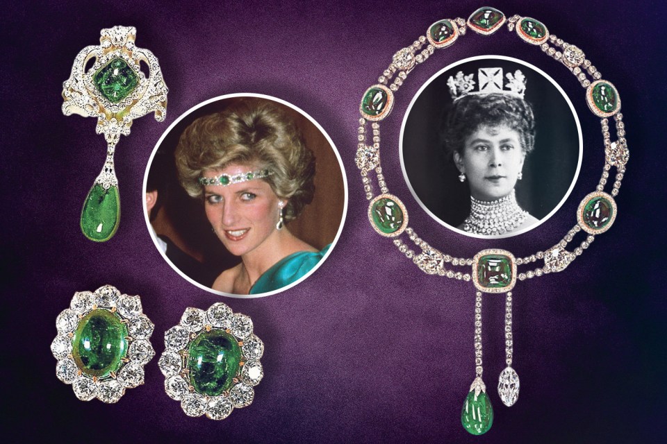 Jewellers in India who made a crown for George V created an emerald necklace for his wife Mary