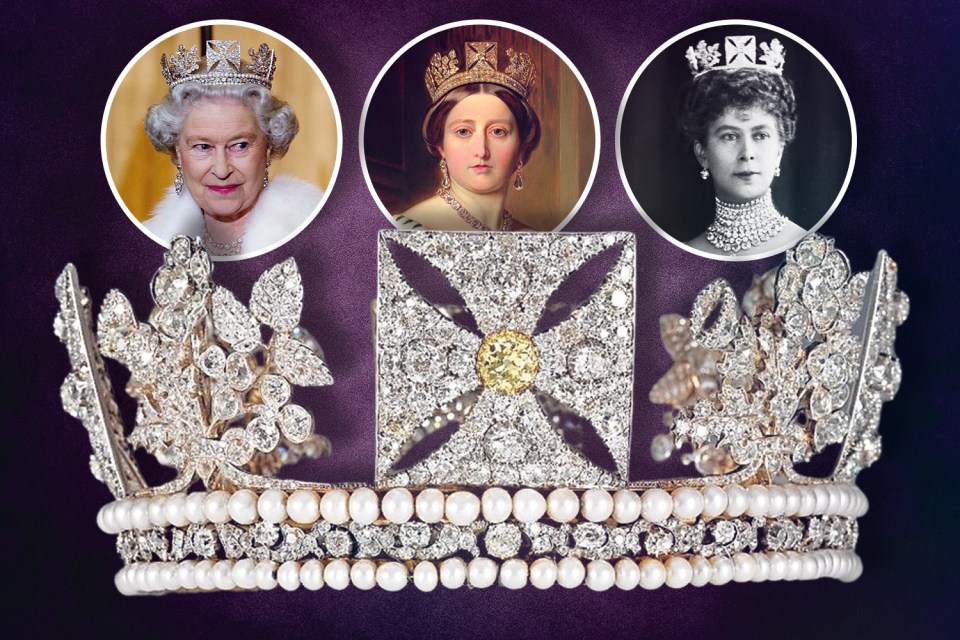 The King personally designed this diamond-encrusted diadem for his Coronation