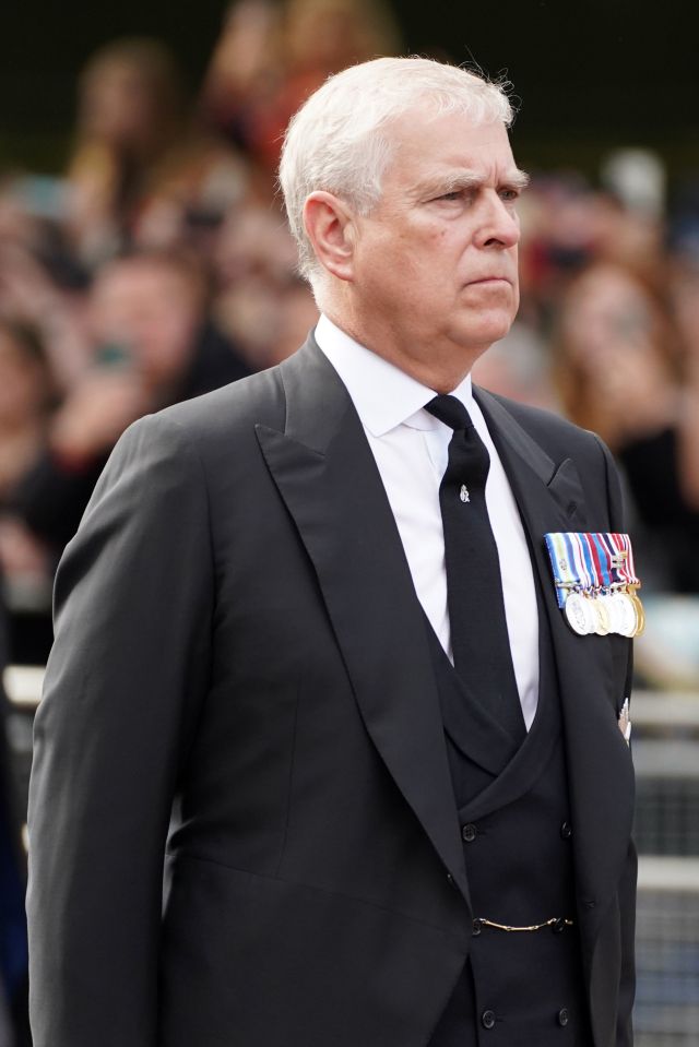 The Duke of York follows his mother's coffin