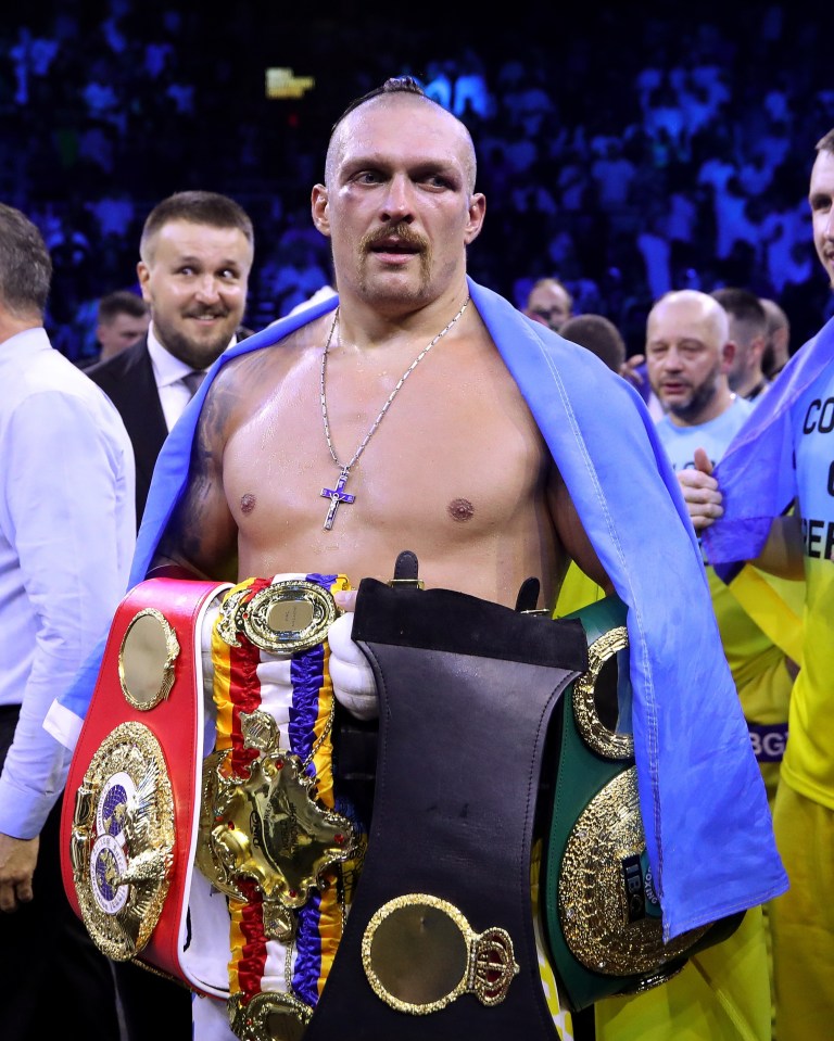 Oleksandr Usyk has had a busy year with two bouts against Anthony Joshua either side of fighting on the frontline in Ukraine