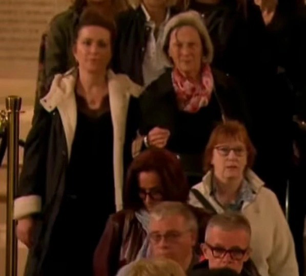 Susanna Reid, pictured with her mum, queued for more than SEVEN hours to view the Queen’s coffin at Westminster Hall