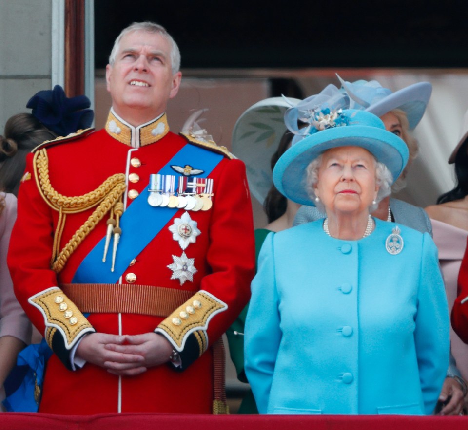 Prince Andrew pictured wearing the uniform of Colonel of the Grenadier Guards in 2018