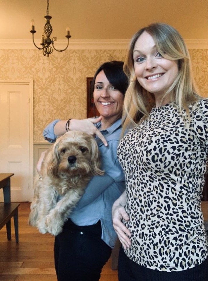 Michelle Hardwick and her wife Kate Brooks have ramped up their security at their country mansion