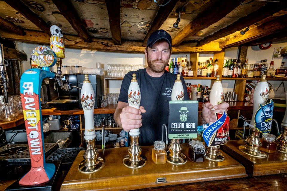 Owner Sam Walker says winter will be a test for the 1,200 year old pub