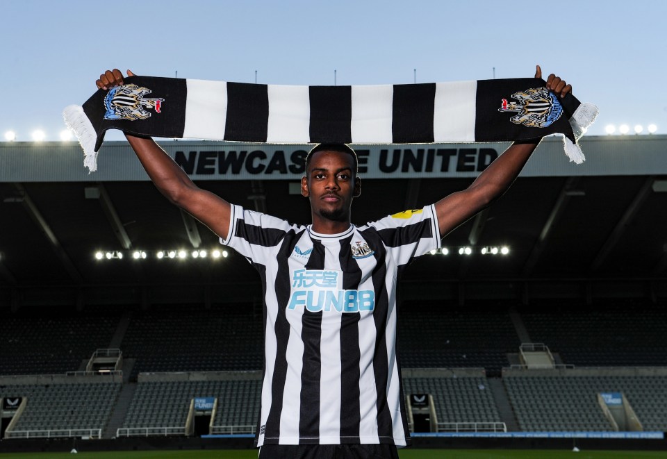 Newcastle smashed their transfer record to sign Alexander Isak for £60m