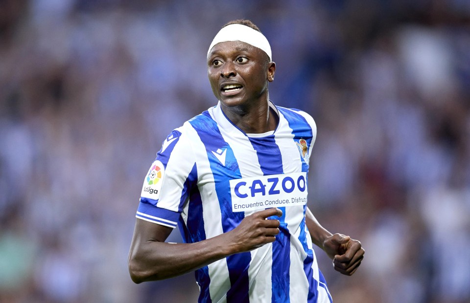 Umar Sadiq has been ruled out for the rest of the season in a huge blow to Real Sociedad