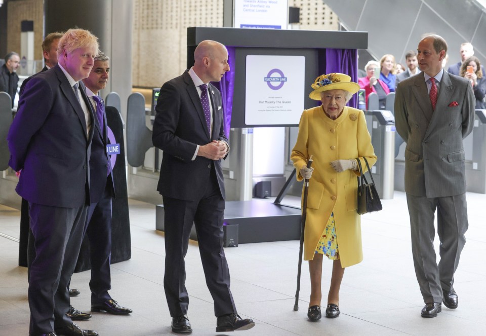 She made a surprise appearance to open the new Elizabeth Line at Paddington