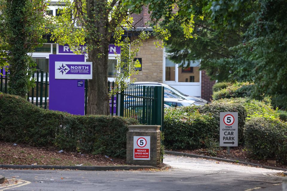 The 15-year-old was stabbed near to the school gates shortly before 3pm