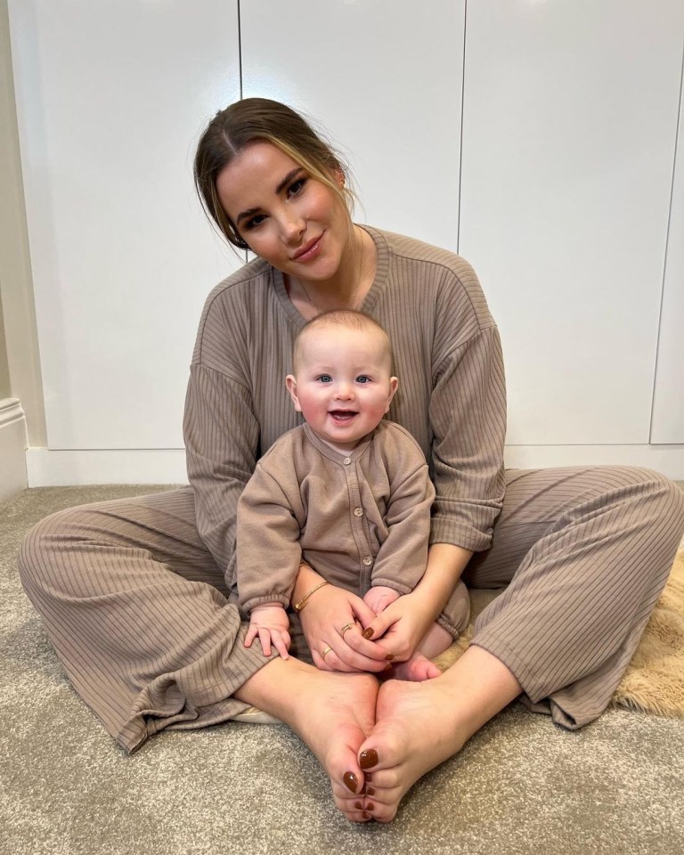 Towie star Georgia Kousoulou admitted she struggled to bond with her baby son