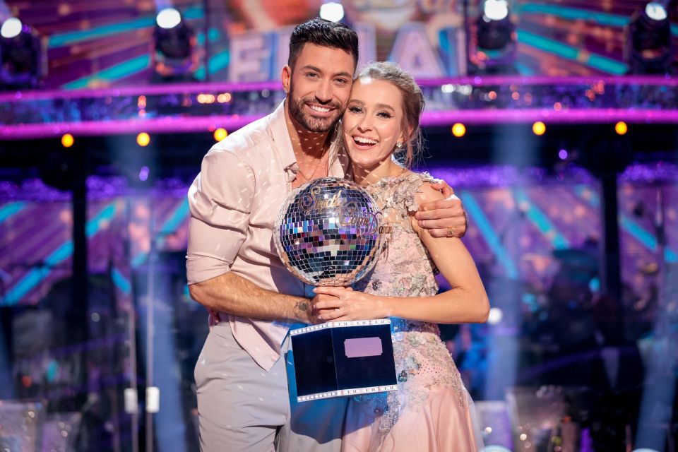 Rose and Giovanni won Strictly in December